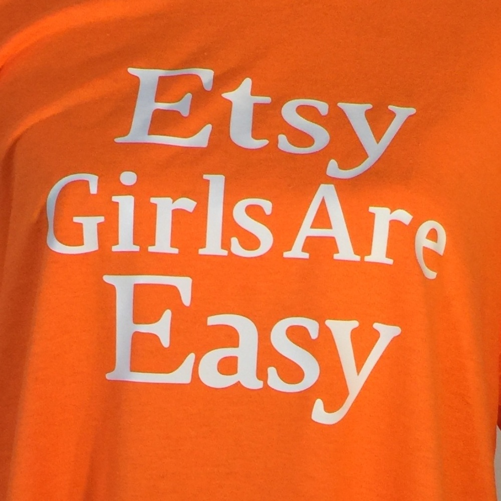 Etsy Girls Are Easy Comical Unisex T Shirt